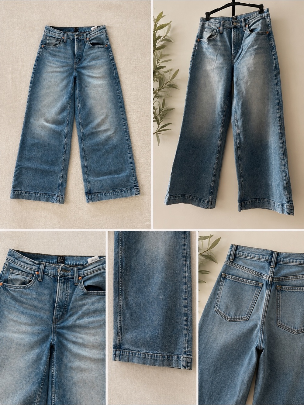 Gap Light Blue Denim wide leg Jeans - Waist 26